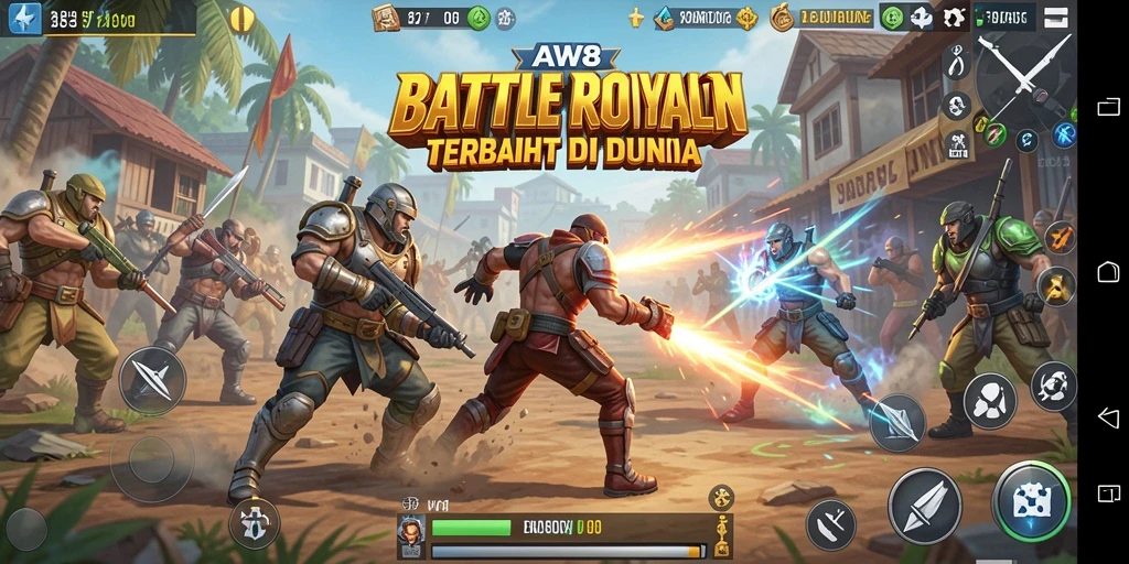 Screenshot dari gameplay <strong>AW8</strong> menampilkan aksi pertempuran yang menegangkan.