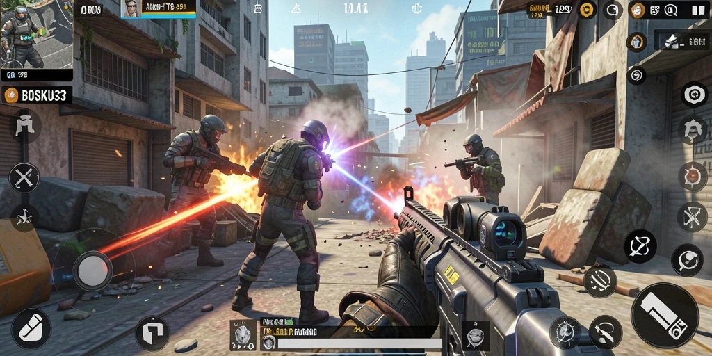 Gameplay menegangkan dalam BOSKU33 dengan aksi penuh strategi.