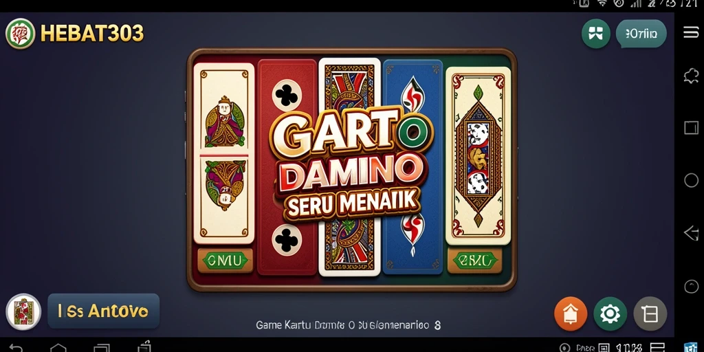 Screenshot gameplay HEBAT303 menampilkan aksi permainan Domino seru.