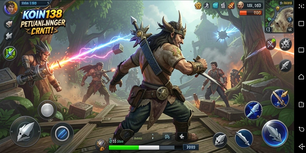 Tampilan gameplay KOIN138 yang seru dan mendebarkan saat bertarung.