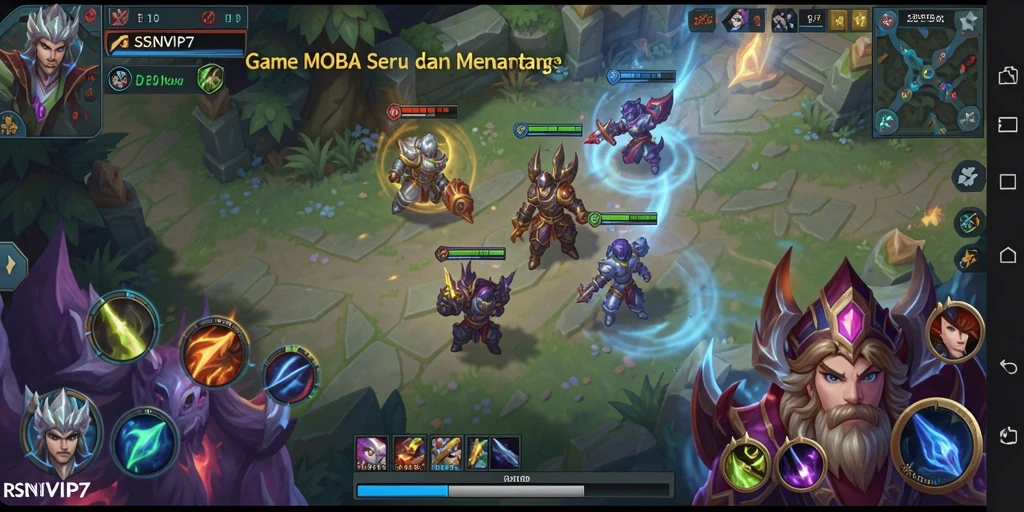 Tangkapan layar gameplay <strong>RSNVIP7</strong> menunjukkan pertempuran seru antar tim yang dramatis.